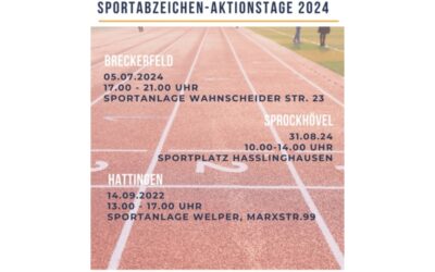 Sommer 2024: Sportabzeichen-Aktionstage