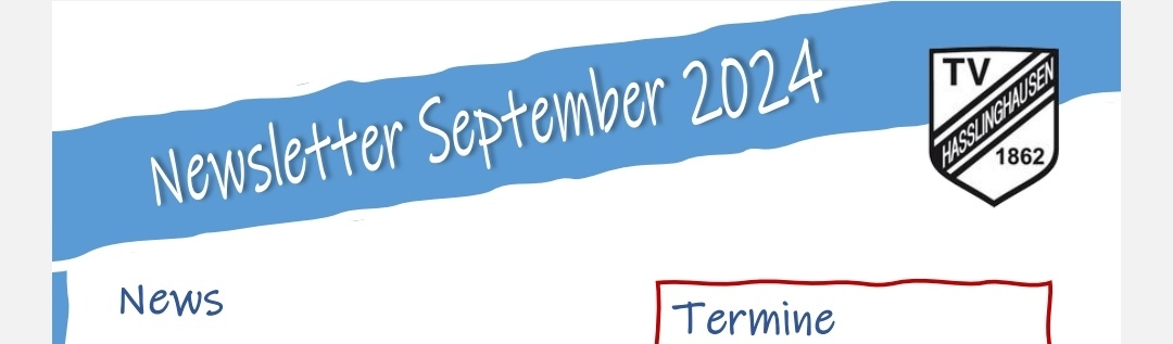 Neu: Newsletter des TVH