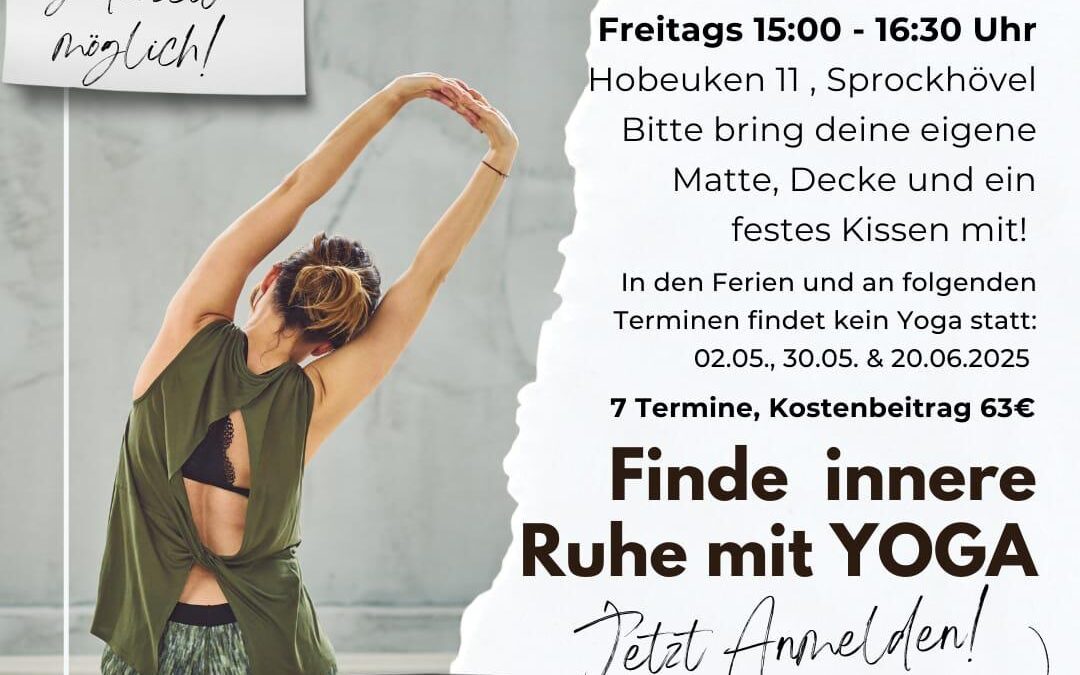 Innere Ruhe mit Yoga