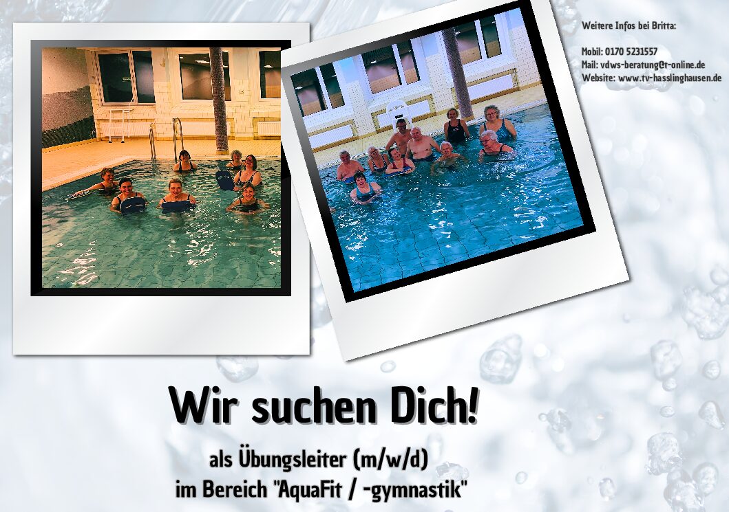Übungsleiter-Suche: Aquagymnastik