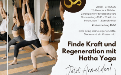 Prävention „Hatha Yoga“ – Im Einklang mit mir