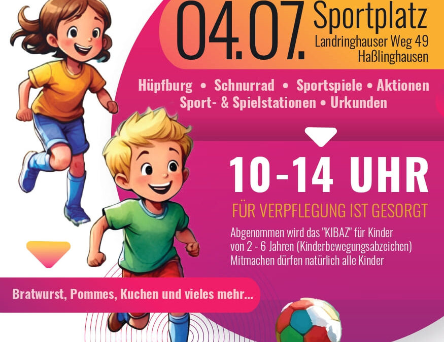Familiensportfest im Juli: „KIBAZ“ 2026